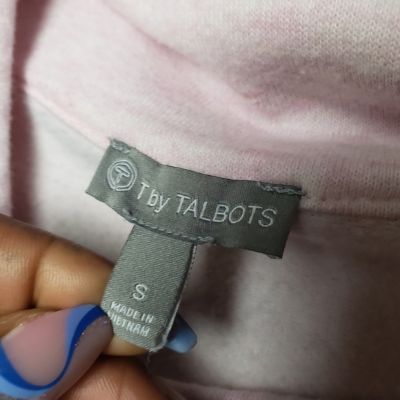 TALBOTS Baby Pink Cowl Neck Pullover - Picture 5 of 7